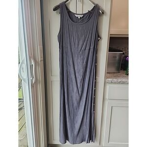 Uniform John Paul Richard Gray Sleeveless Maxi‎ Dress size Large